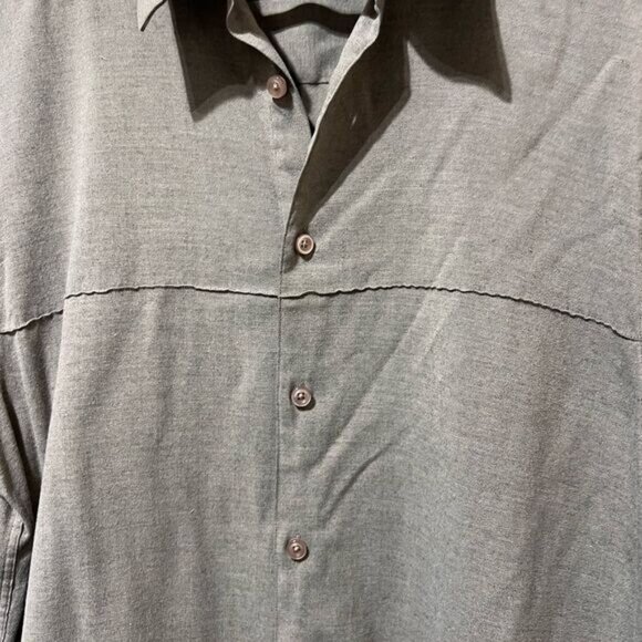 Perry Ellis Men’s Short Sleeve Button Down Shirt Size Large - Picture 4 of 7